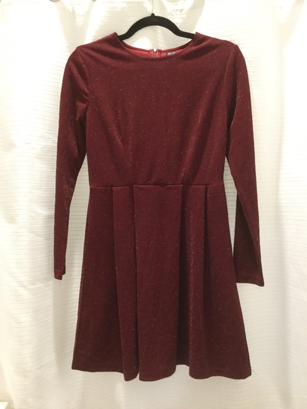 Red sparkly SHEIN dress. Size medium.